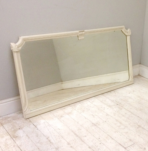 IMW3398B Painted Victorian Overmantle Mirror